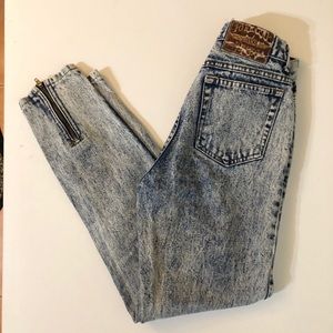 Jordache Jeans - 1980’s vintage skinny acid wash
